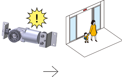 도어 시스템은 결함이 있는 구성 요소를 감지하여 최적의 작동을 제공합니다.